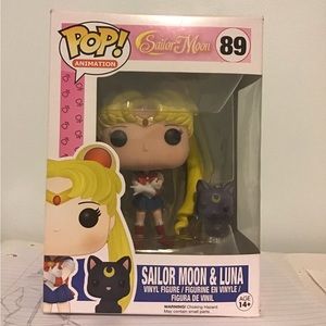 Sailor Moon & Luna Funko Pop Figure with box